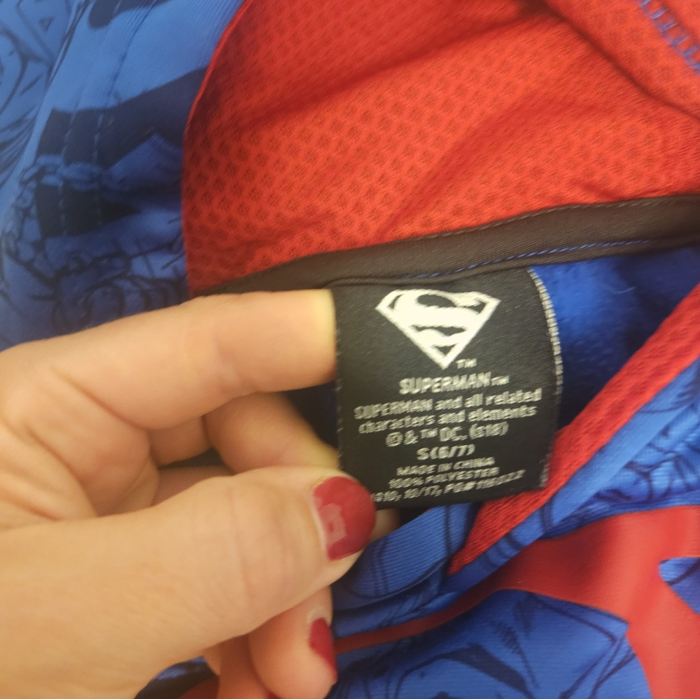DC Comics Superman Red and Blue Sweatshirt - Picture 2 of 3